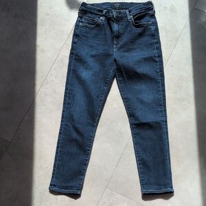 Citizens Of Humanity Rocket High Rise Dark Blue Skinny Jeans